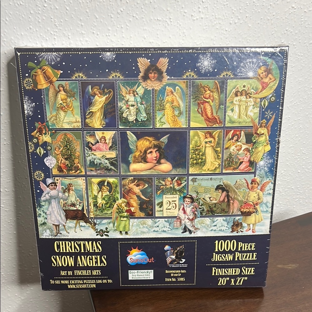 Christmas Snow Angels Jigsaw Puzzle - 1000 Pieces